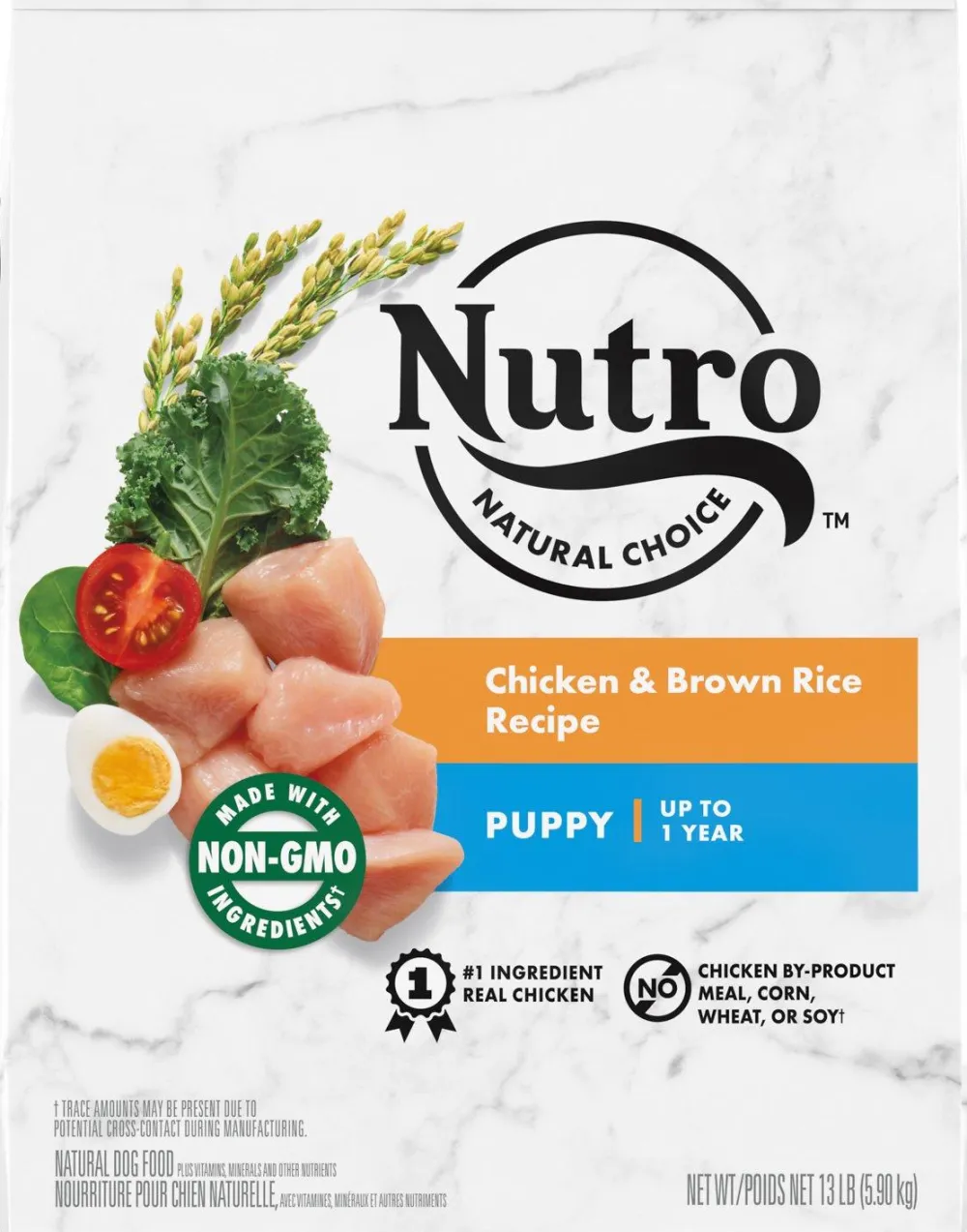 Nutro Dry Food^Natural Choice Chicken & Brown Rice Puppy Dry Dog Food, 13-lb