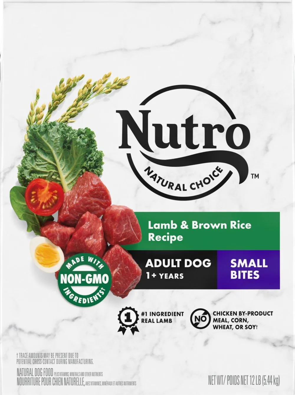 Nutro Dry Food^Natural Choice Small Bites Lamb & Brown Rice Dry Dog Food, 12-lb