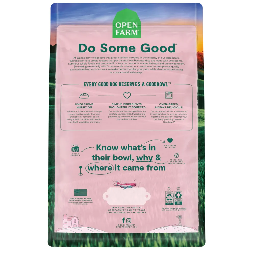 Open Farm Dry Food^Goodbowl Wild-Caught Salmon & Brown Rice Dry Dog Food, 3.5-lb