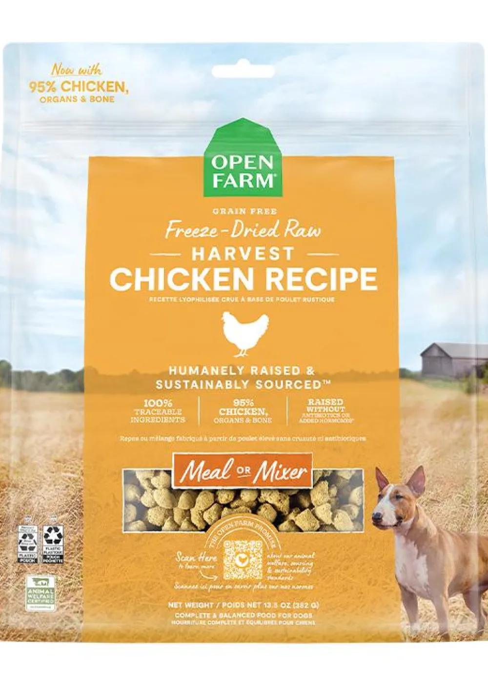 Open Farm Freeze-Dried Food^Harvest Chicken Recipe Freeze-Dried Raw Dog Food, 13.5-oz