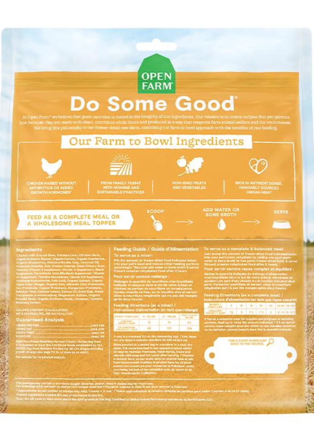 Open Farm Freeze-Dried Food^Harvest Chicken Recipe Freeze-Dried Raw Dog Food, 13.5-oz
