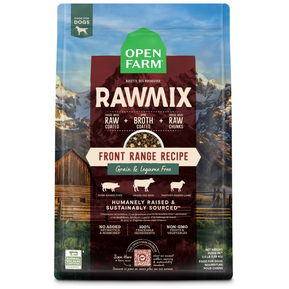 Open Farm Dry Food^RawMix Front Range Grain-Free Dry Dog Food, 3.5-lb