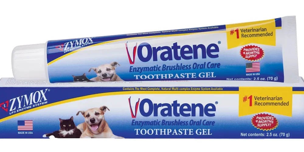 Oratene Dental Care | Dental Care^Brushless Enzymatic Toothpaste Gel for Dogs & Cats, 2.5-oz