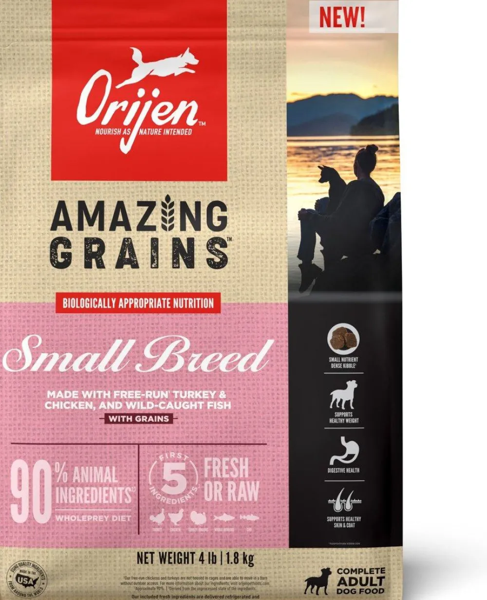 Orijen Dry Food^Amazing Grains Small Breed Dry Dog Food, 4-lb