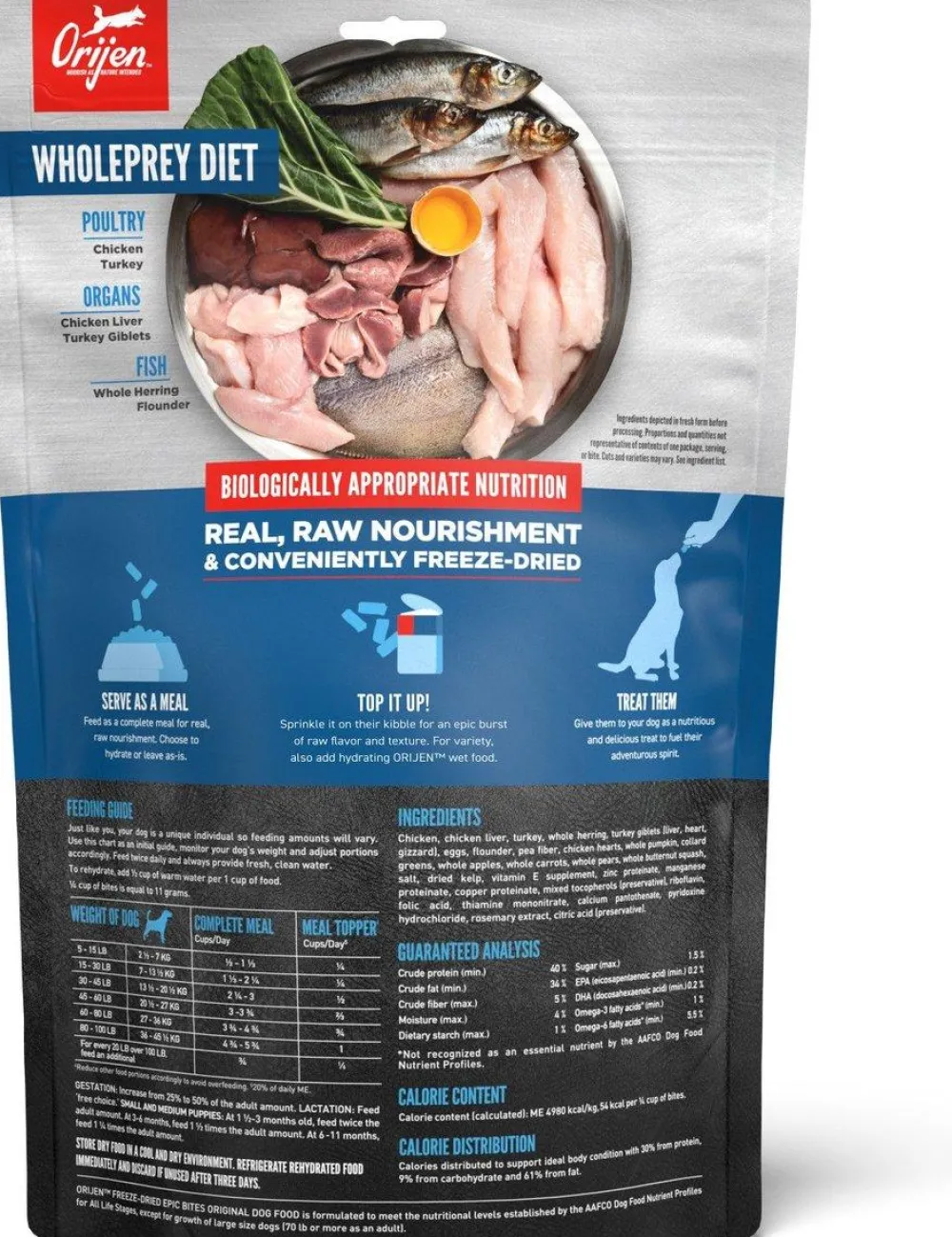 Orijen Freeze-Dried Food^Epic Bites Original Freeze-Dried Dog Food, 6-oz