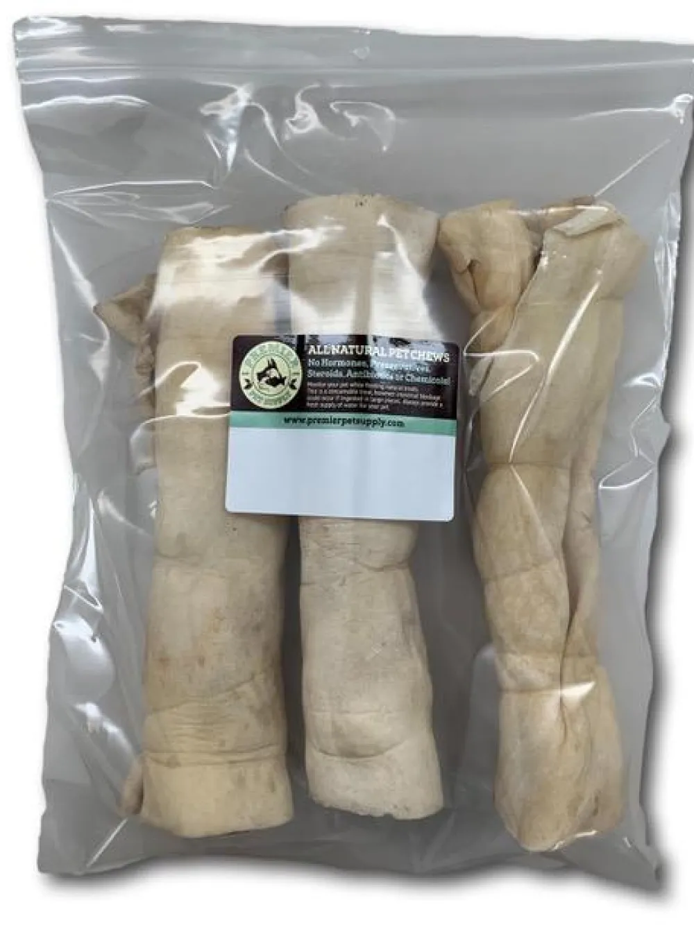 Premier Pet Supply Bully Sticks & Natural Chews^Cheek Rolls Dog Treats, 12-in, 3-pk