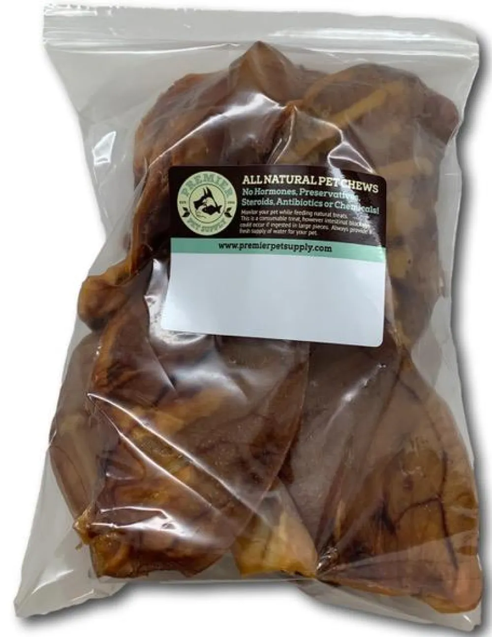 Premier Pet Supply Bully Sticks & Natural Chews^Pig Ears Dog Treats, 10-pk