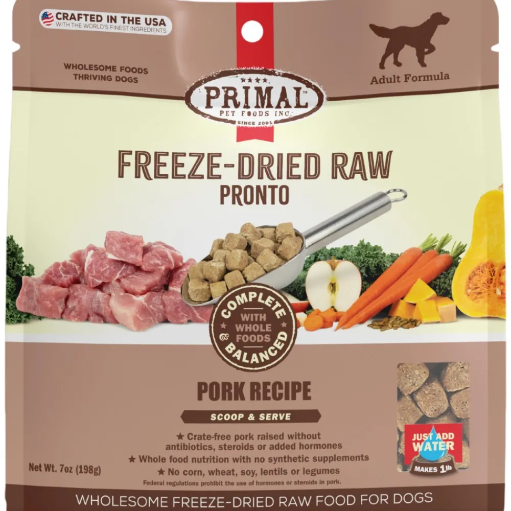 Primal Pet Foods Freeze-Dried Food^Primal Pronto Raw Freeze-Dried Pork Recipe Dog Food, 7-oz