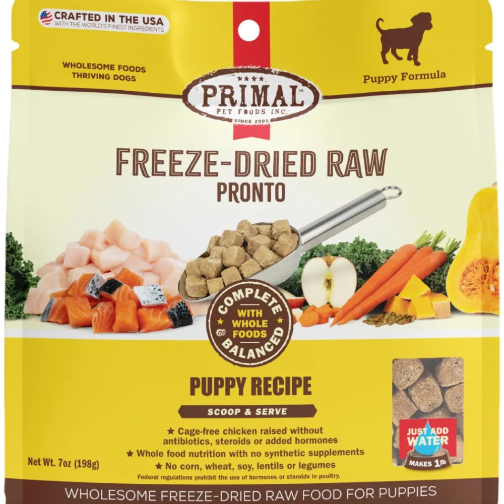 Primal Pet Foods Freeze-Dried Food^Primal Pronto Raw Freeze-Dried Puppy Chicken & Salmon Recipe Dog Food, 7-oz