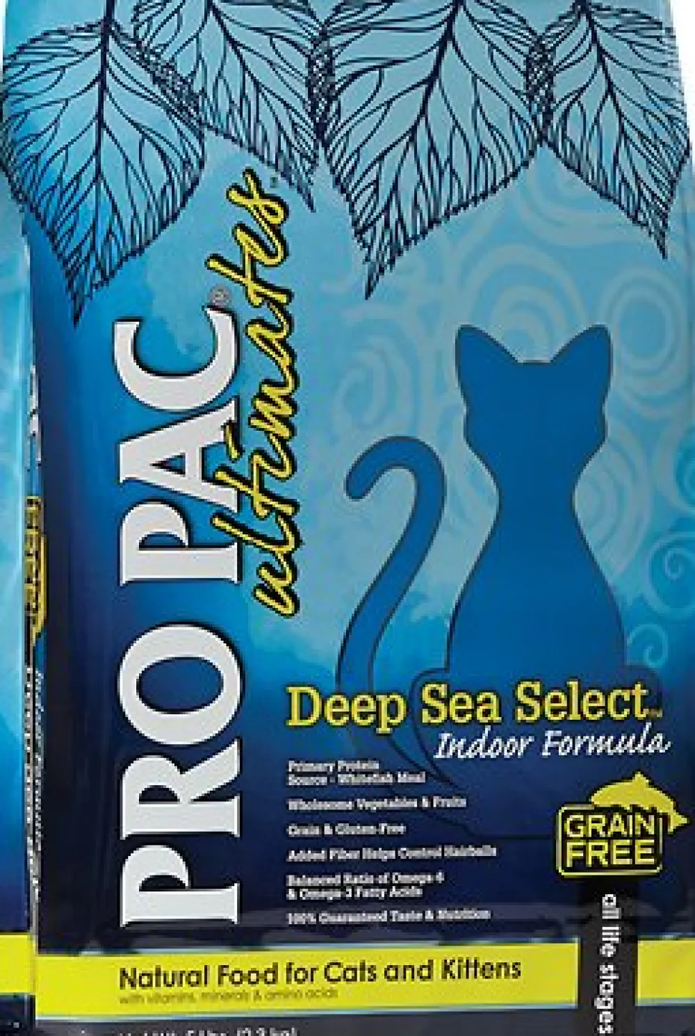 Pro Pac Ultimates Dry Food^Deep Sea Select Whitefish Grain-Free Indoor Dry Cat Food, 5-lb