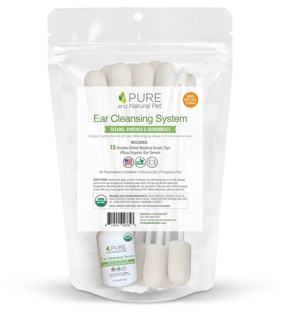 Pure And Natural Pet Grooming | Grooming^Ear Care Cleansing System for Dogs & Cats