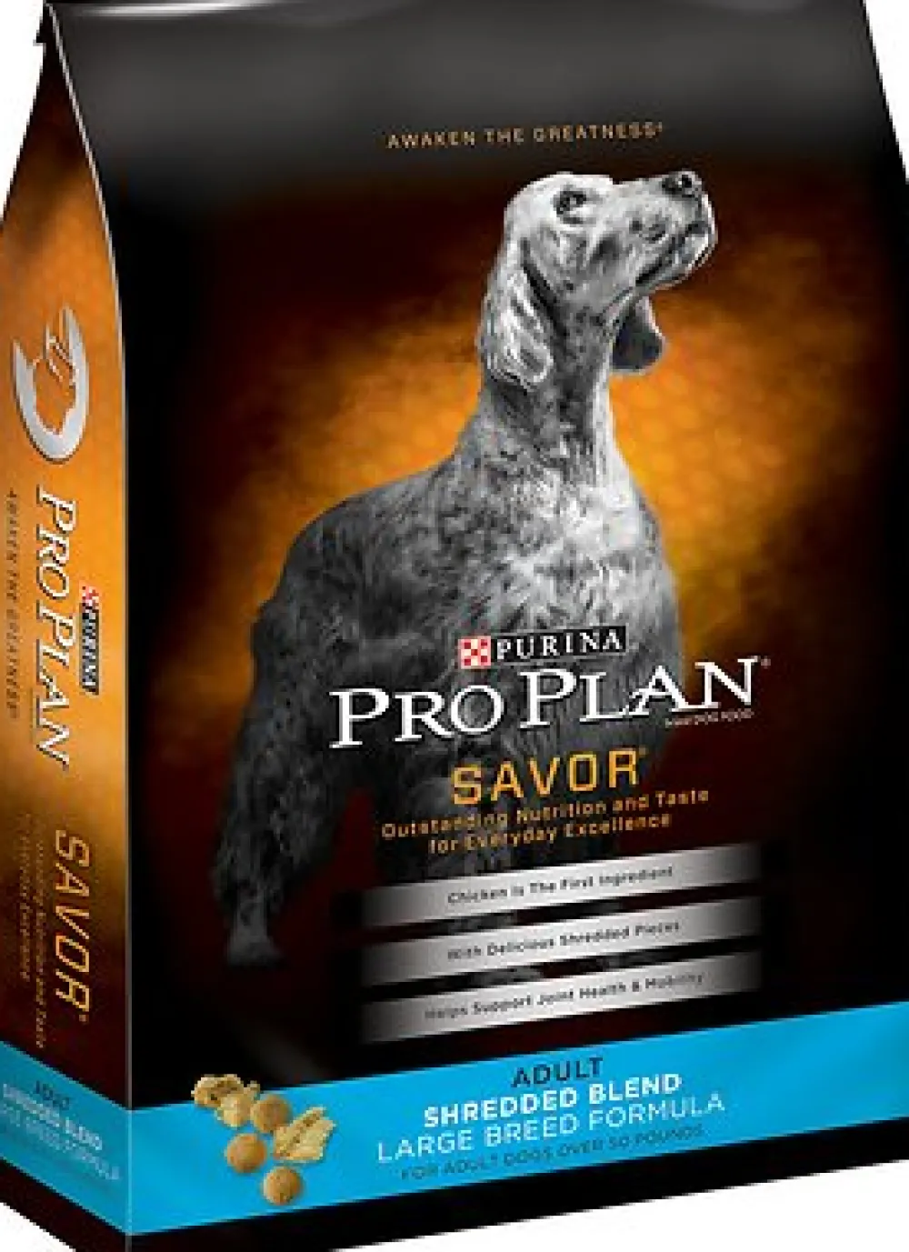 Purina Pro Plan Dry Food^Savor Adult Shredded Blend Large Breed Formula Dry Dog Food, 34-lb