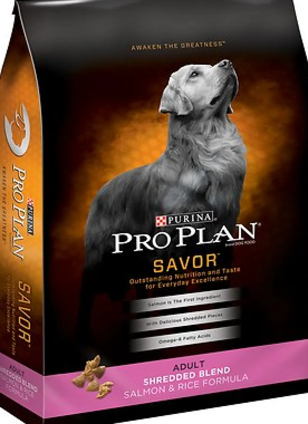 Purina Pro Plan Dry Food^Savor Adult Shredded Blend Salmon & Rice Formula Dry Dog Food, 5-lb