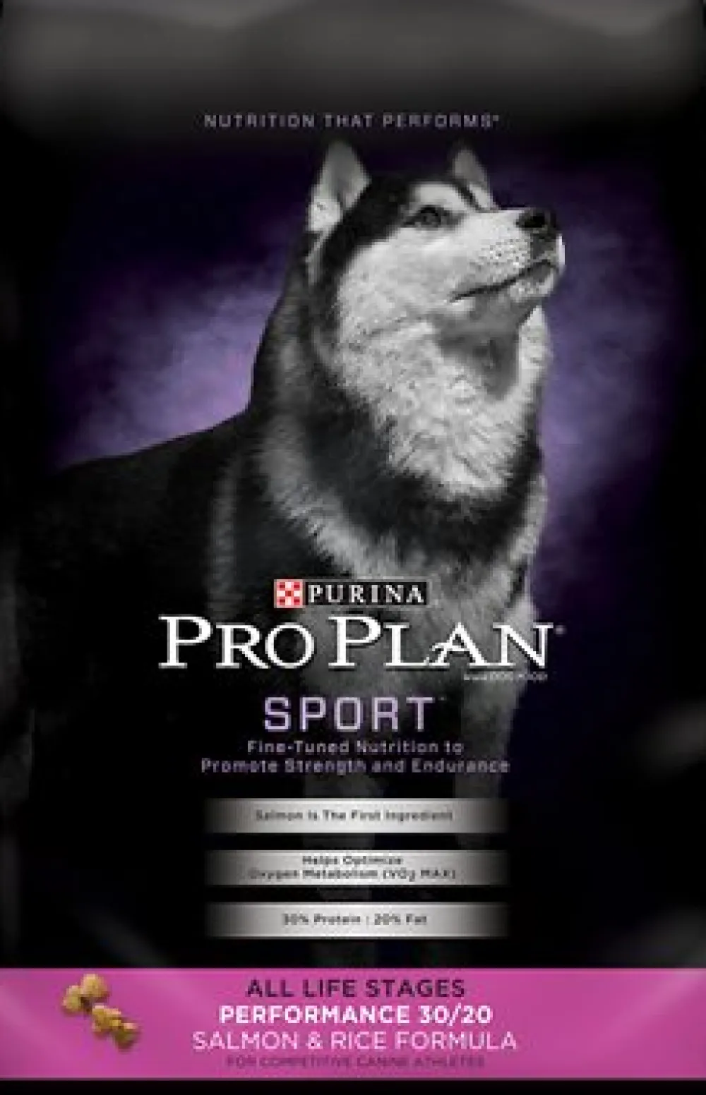 Purina Pro Plan Dry Food^Sport All Life Stages Performance 30/20 Salmon & Rice Formula Dry Dog Food, 33-lb