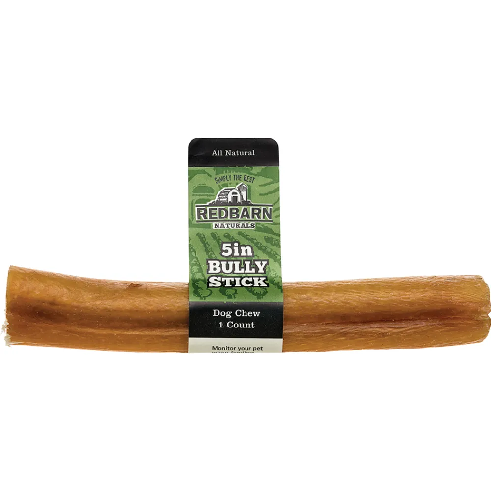 Redbarn Pet Products Bully Sticks & Natural Chews^Redbarn Bully Stick 5" Dog Treat, 1 Count