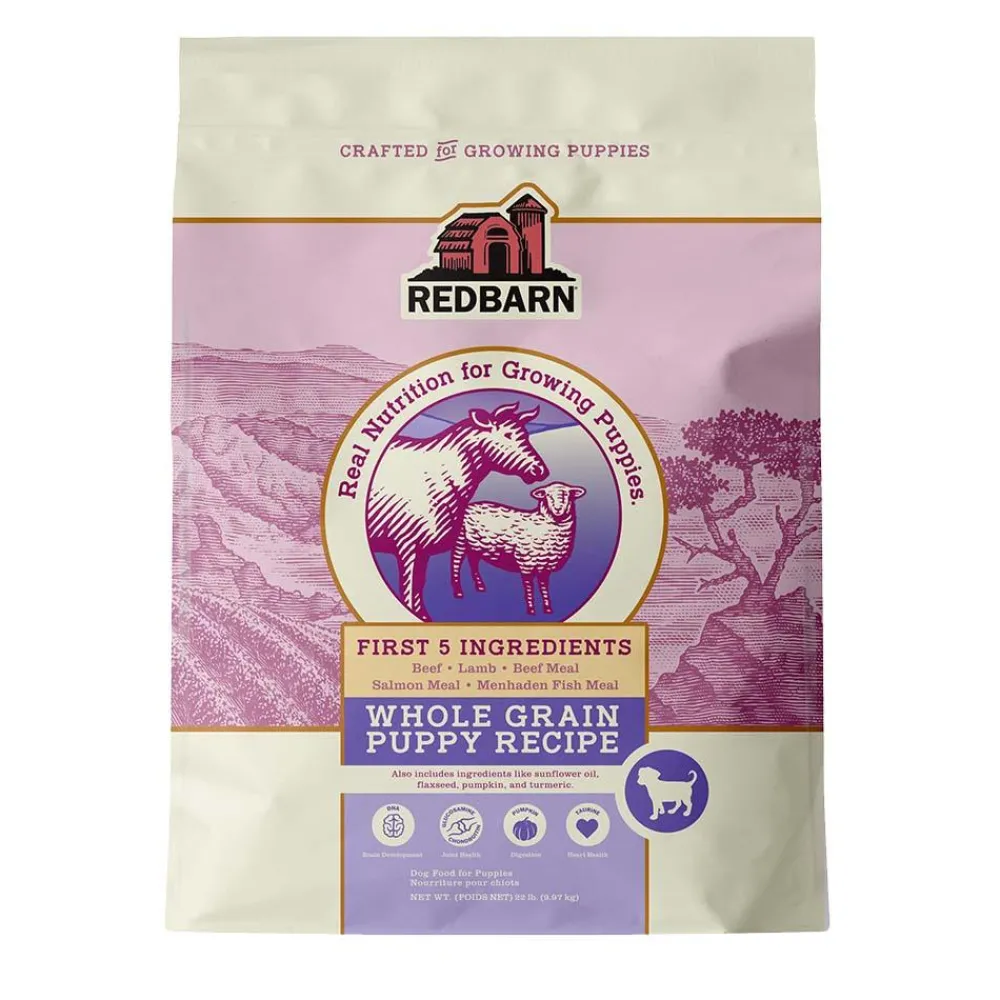 Redbarn Pet Products Dry Food^Redbarn Puppy Recipe Whole Grain Dry Dog Food, 22-lb