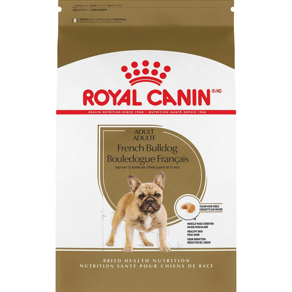 Royal Canin Dry Food^Breed Health Nutrition French Bulldog Adult Dry Dog Food, 17-lb