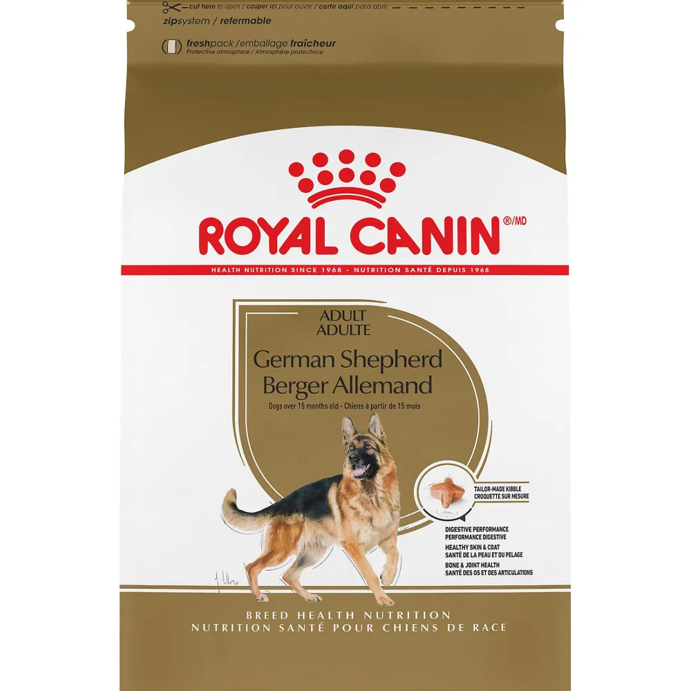 Royal Canin Dry Food^Breed Health Nutrition German Shepherd Adult Dry Dog Food, 30-lb