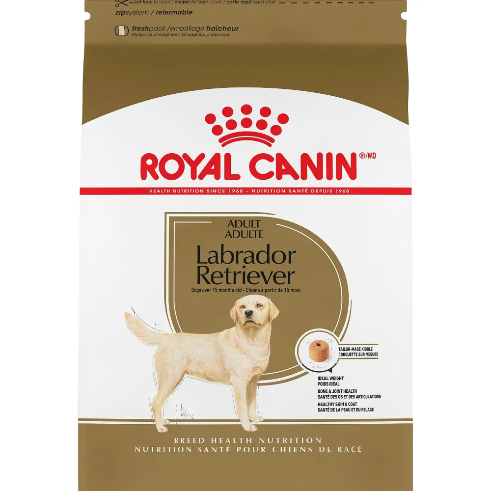 Royal Canin Dry Food^Breed Health Nutrition Labrador Retriever Adult Dry Dog Food, 30-lb