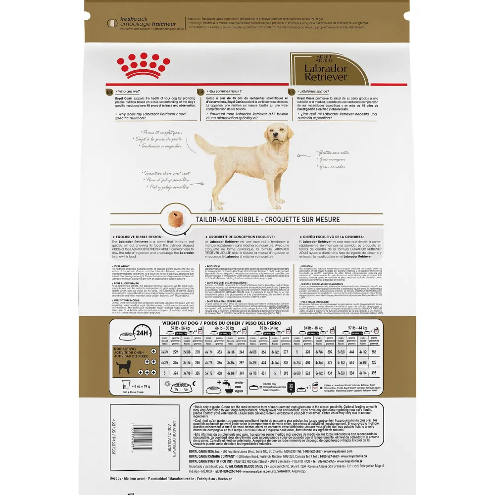Royal Canin Dry Food^Breed Health Nutrition Labrador Retriever Adult Dry Dog Food, 30-lb