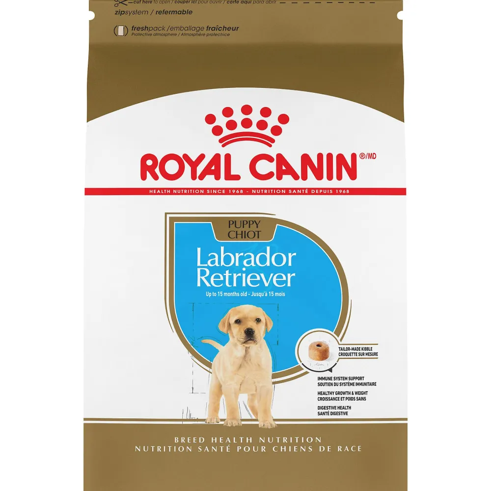Royal Canin Dry Food^Breed Health Nutrition Labrador Retriever Puppy Dry Dog Food, 30-lb