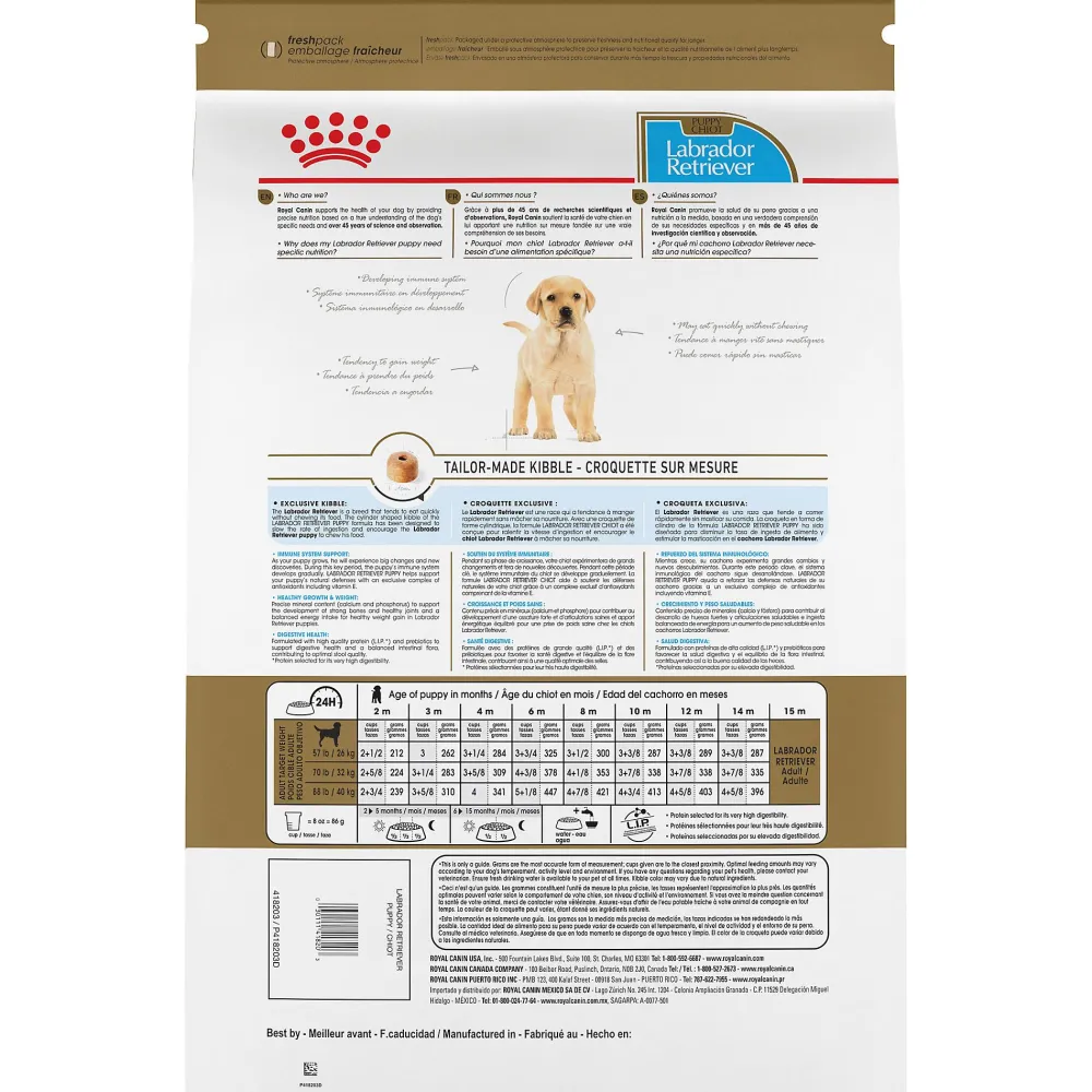 Royal Canin Dry Food^Breed Health Nutrition Labrador Retriever Puppy Dry Dog Food, 30-lb