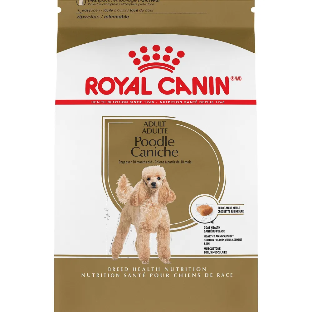 Royal Canin Dry Food^Breed Health Nutrition Poodle Adult Dry Dog Food, 10-lb