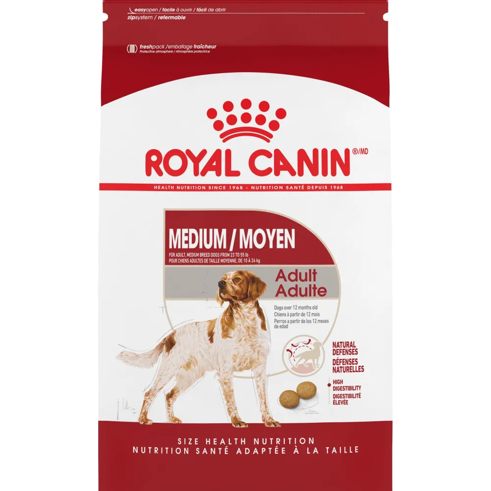 Royal Canin Dry Food^Size Health Nutrition Medium Adult Dry Dog Food, 30-lb