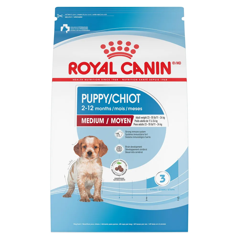 Royal Canin Dry Food^Size Health Nutrition Medium Puppy Dry Dog Food, 6-lb