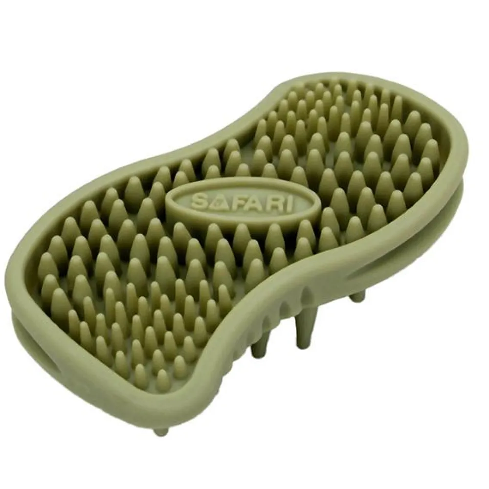 Safari Grooming | Grooming^Cat Soft Tip Curry Massaging Brush, One Size