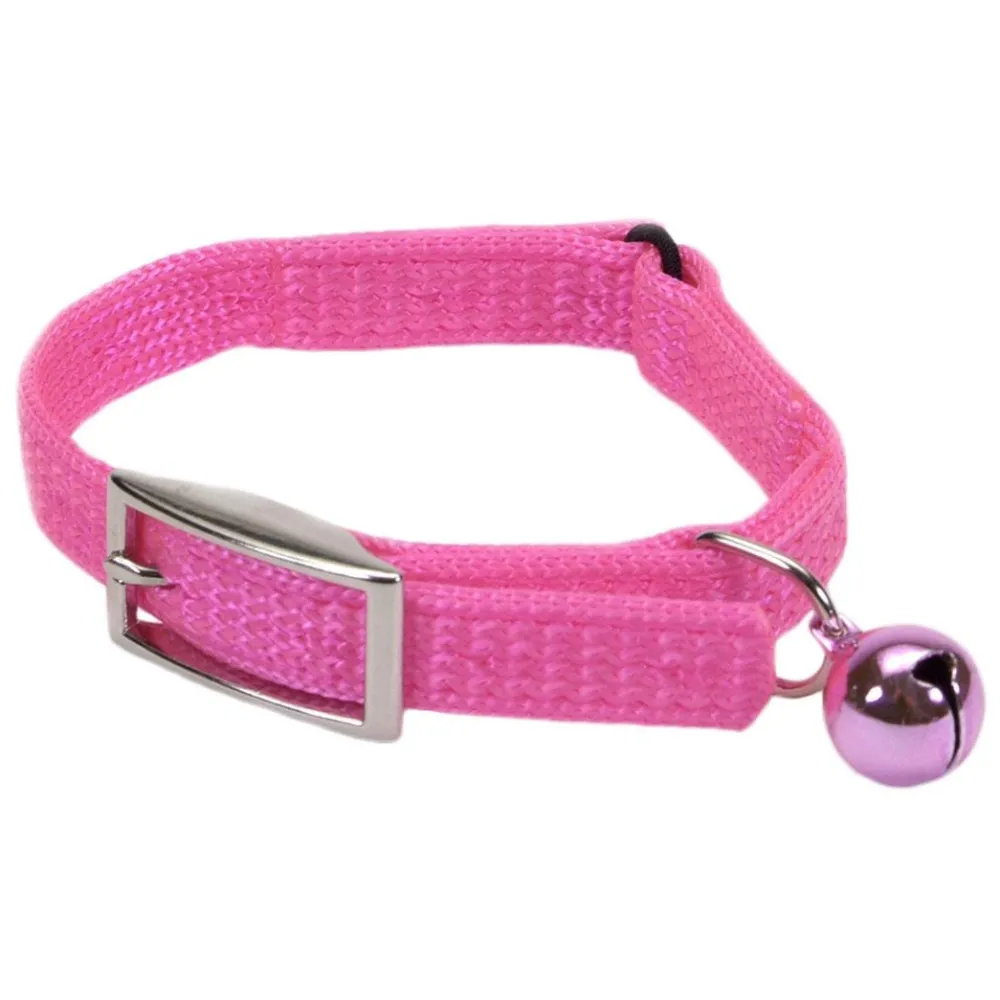 Safe Cat By Coastal Leashes & Collars | Leashes & Collars^Safe Cat Snag-Proof Safety Cat Collar, Neon Pink, 3/8-in x 10-in