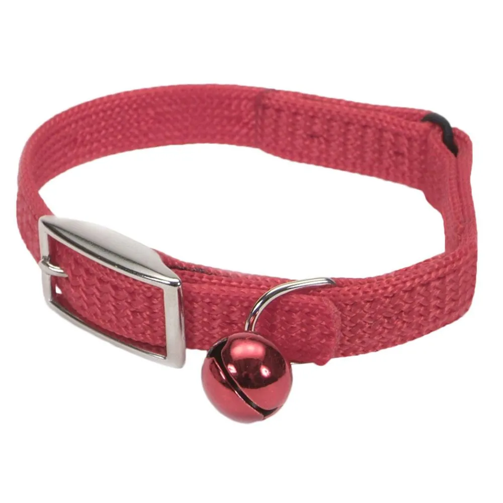 Safe Cat By Coastal Leashes & Collars | Leashes & Collars^Safe Cat Snag-Proof Safety Cat Collar, Red, 3/8-in x 10-in