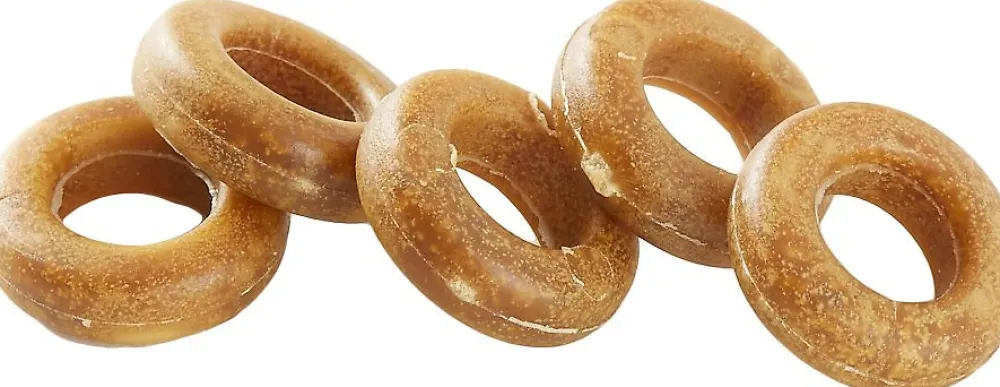 Starmark (Triple Crown Dog) Dental & Hard Chews^Starmark Edible Rings Dog Treats, 16-count