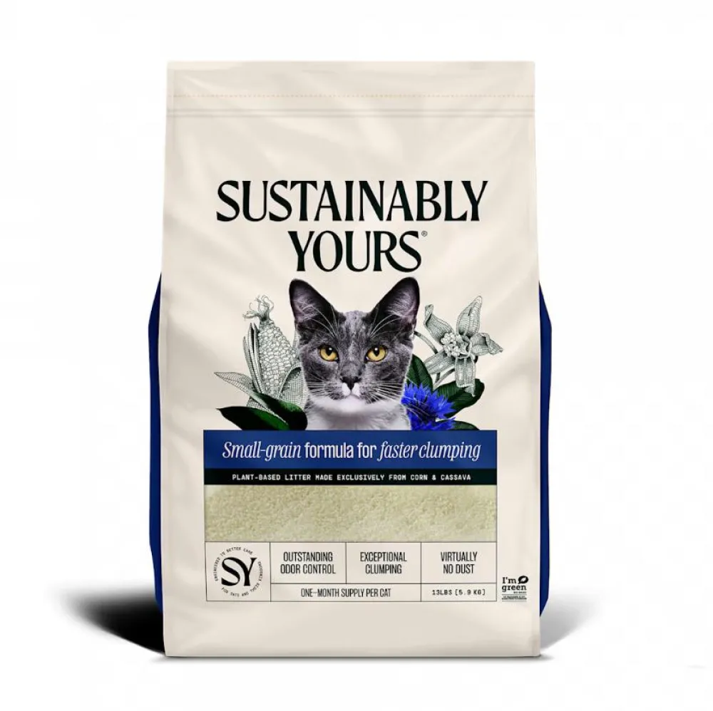 Sustainably Yours Litter & Accessories | Litter & Accessories^Small-Grain Formula Cat Litter, 13-lb