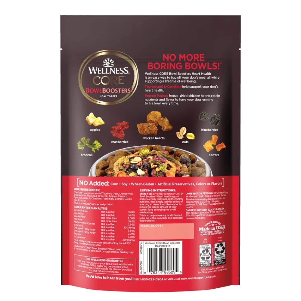 Wellness Food Toppings^CORE Bowl Boosters Heart Health Dog Food Topper, 4-oz