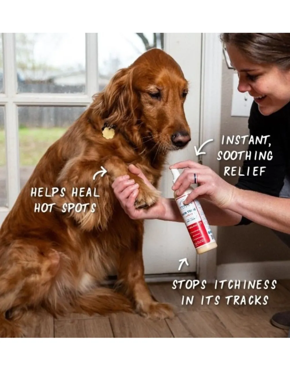 Wondercide Grooming | Grooming^Skin Tonic Itch + Allergy Relief Pet Spray, 8-oz